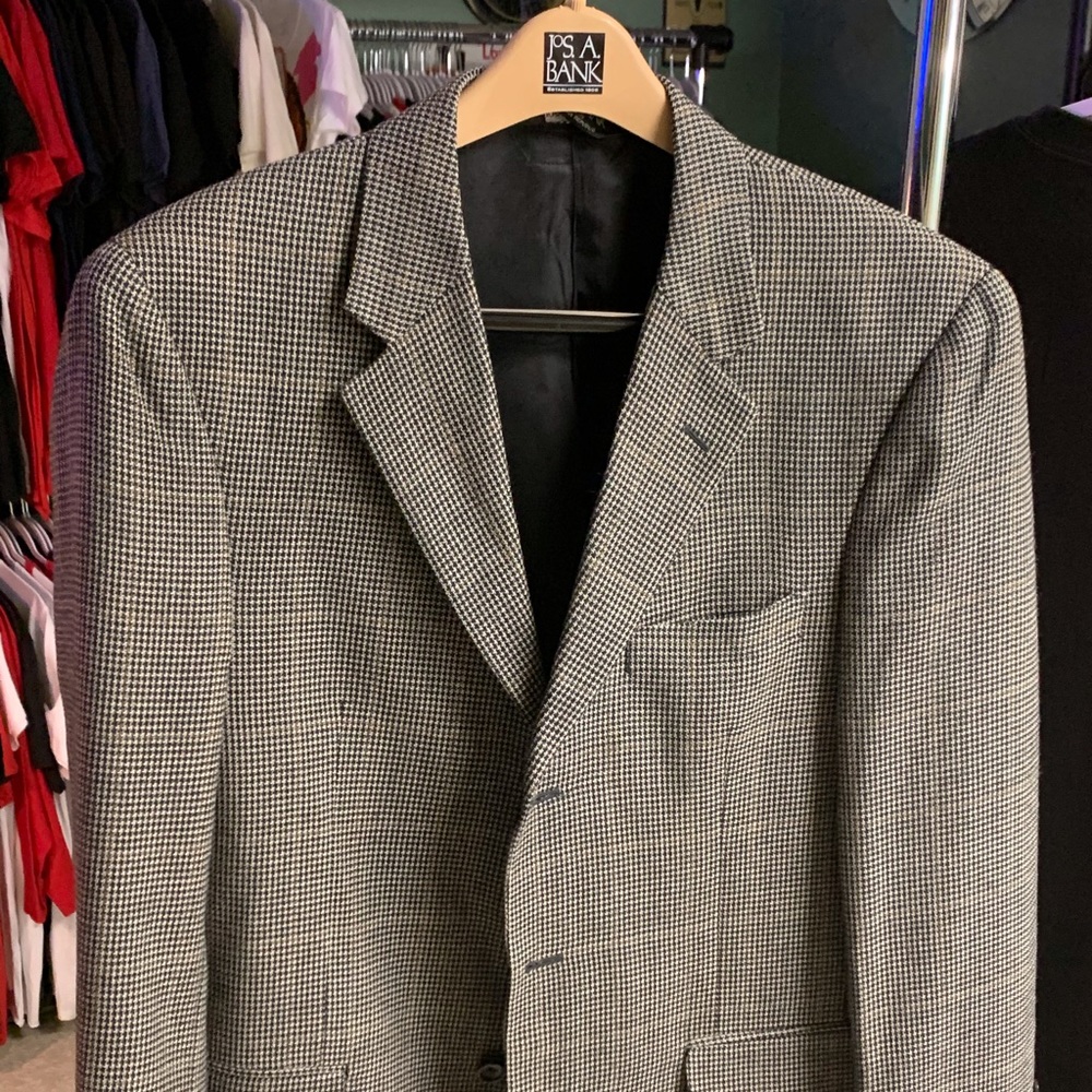 Jos A Bank Fall/ Winter Sport coat, Wool/Silk; 40R